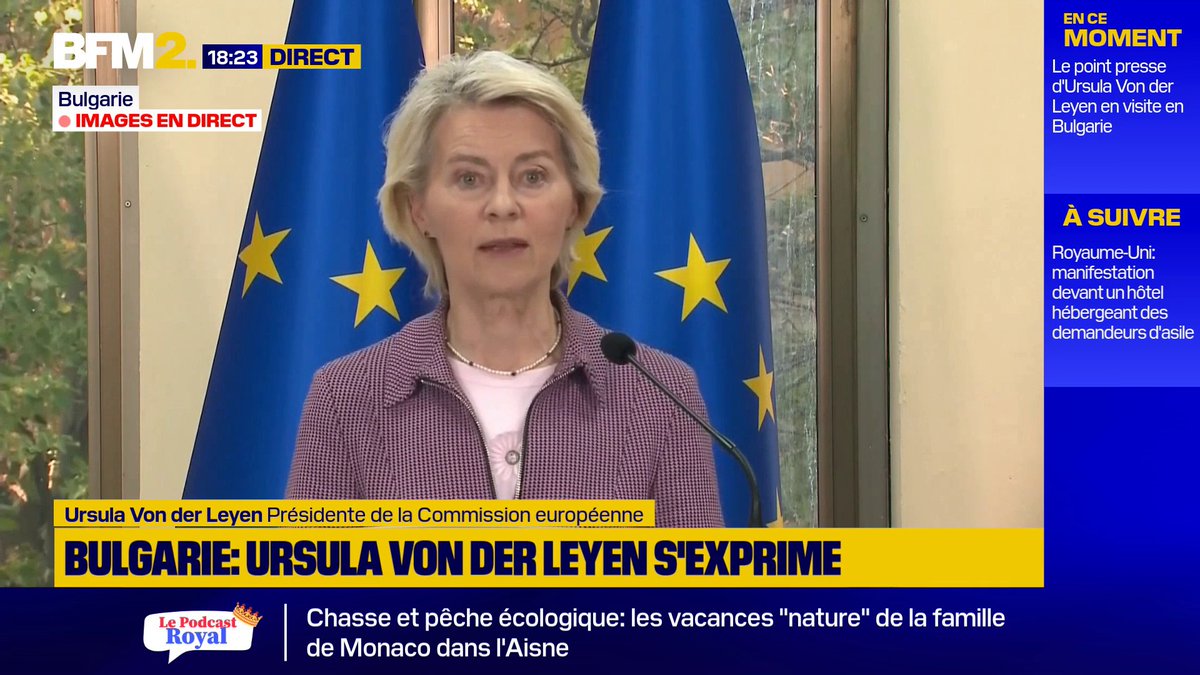 Guerre en Ukraine: "Nous devons maintenir ce sentiment d'urgence. Poutine n'a pas changé et il ne changera pas, c'est un prédateur", fustige Ursula von der Leyen #BFM2