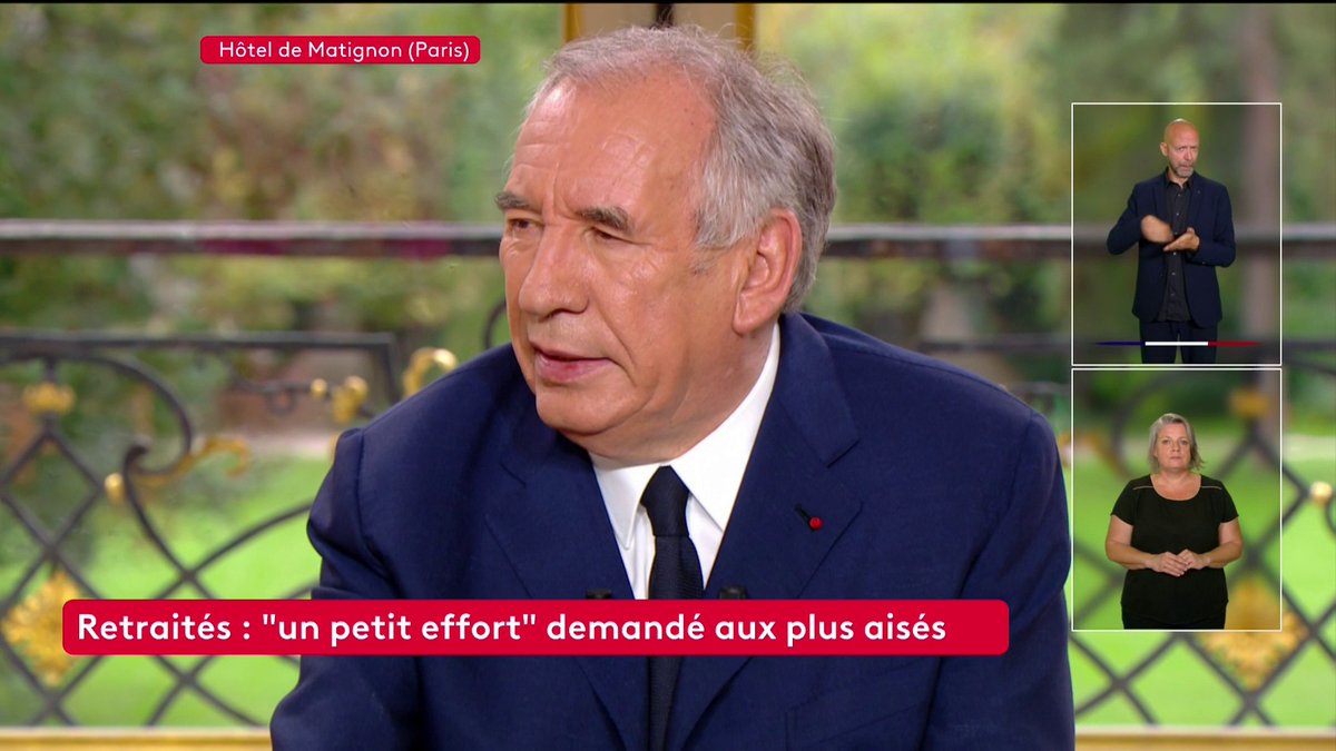 🔴🗣 "C'est le peuple français qui est en danger", affirme François Bayrou, "il y a des forces politiques qui veulent le chaos, et qui pensent que c'est sur le chaos qu'on construit la révolution". #franceinfo #canal16