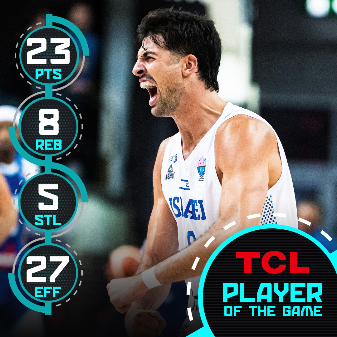 DENI WAS AT IT AGAIN 🥵 Went off with an outstanding performance and hold-up qualification dreams for France 😮‍💨 #EuroBasket x איגוד הכדורסל הישראלי