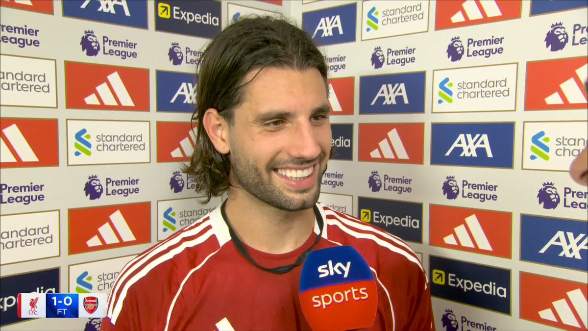 "I was confident in myself" 😤 Liverpool's Dominik Szoboszlai reflects on his unbelievable free-kick that won the game against Arsenal.