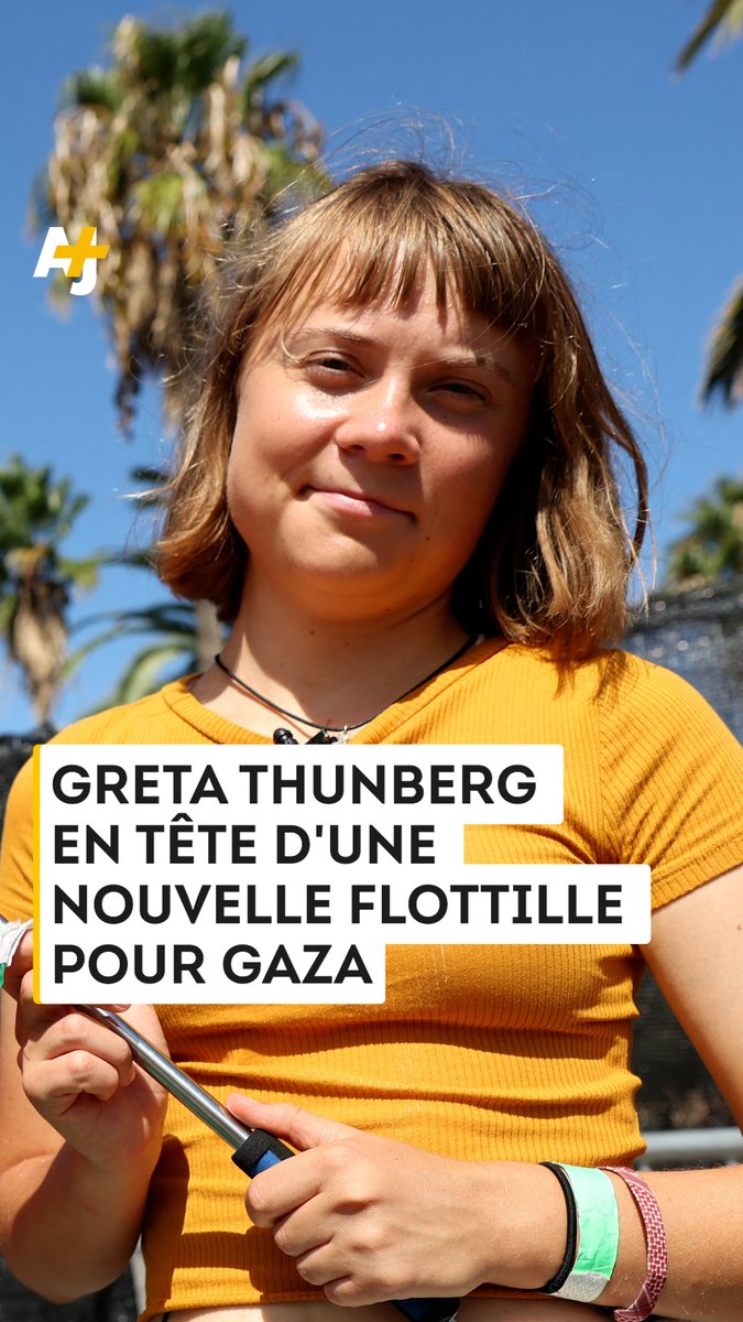 Pour la deuxième fois, Greta Thunberg va tenter de briser le blocus israélien de Gaza. Voici son message :