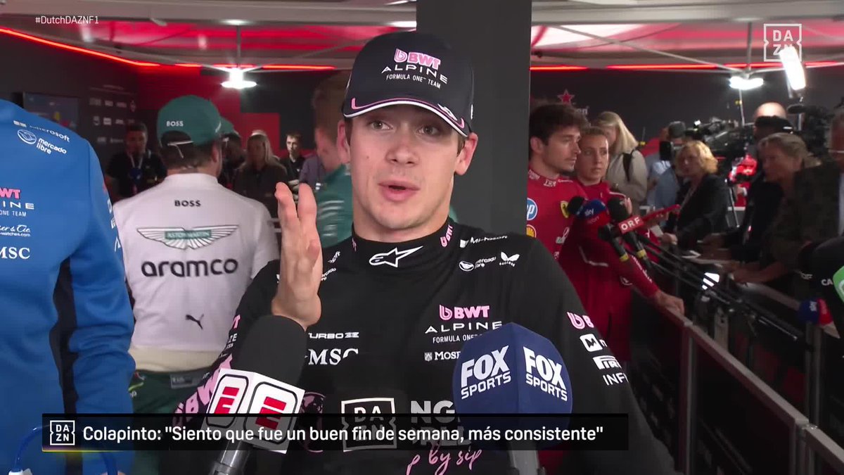Christine: "La siguiente es Monza. ¿Te gusta?" Franco: "Si, me gusta. Ahí debuté el año pasado. Ahí tuvimos nuestra primera nota"... ankara Messi😎 [🎥DAZN España] #F1 #DutchGP #Colapinto