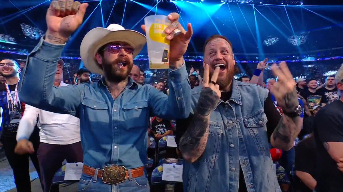 POSTY 🫶 JELLY Post Malone and Jelly Roll are here for Clash in Paris!