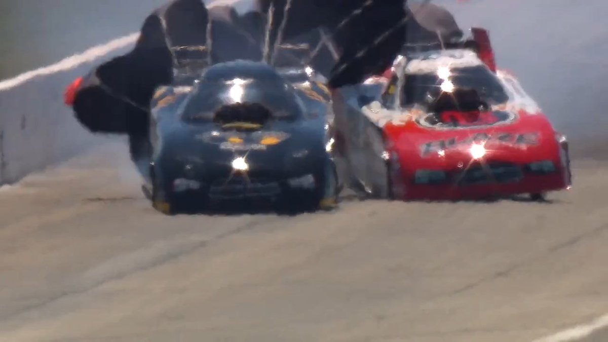 What a save! 😳🤯 Alex Laughlin pulled off an AMAZING driving job as he managed to avoid Justin Schriefer during qualifying at the Cornwell Tools #USNats!