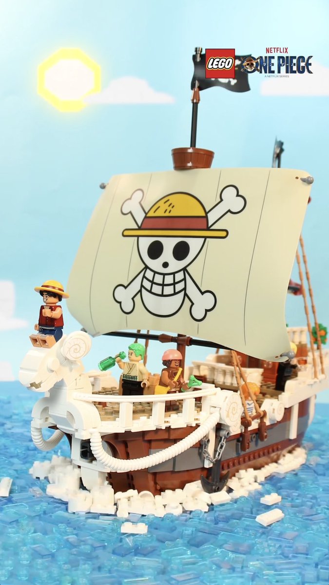Brick by brick the East Blue springs to life! 🌊😆 Piece together your story and set sail for a brick filled journey with these One Piece LEGO sets! 🏴‍☠️