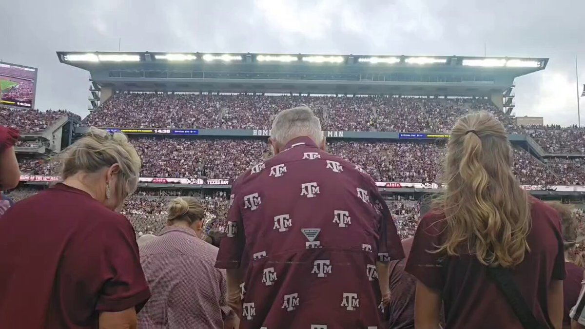 One tradition Texas A&M Football &amp; Texas A&M University will uphold before every sporting event. We love that our players and fans respect the tradition of offering prayers even if they don't share the same religion. #thanks &amp; #Gigem