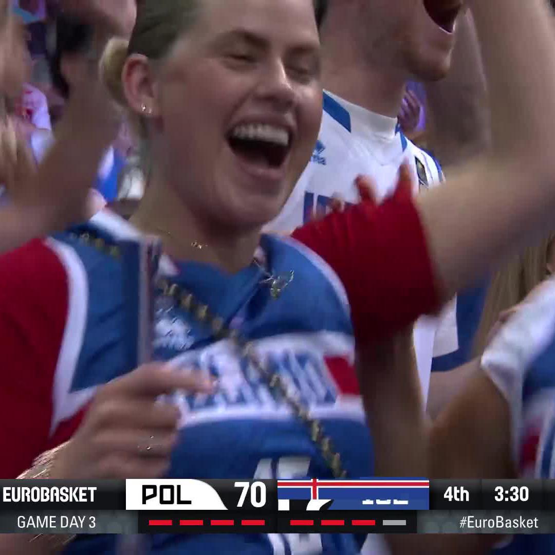 ICELAND TAKE THE LEAD IN KATOWICE 🔥 #EuroBasket