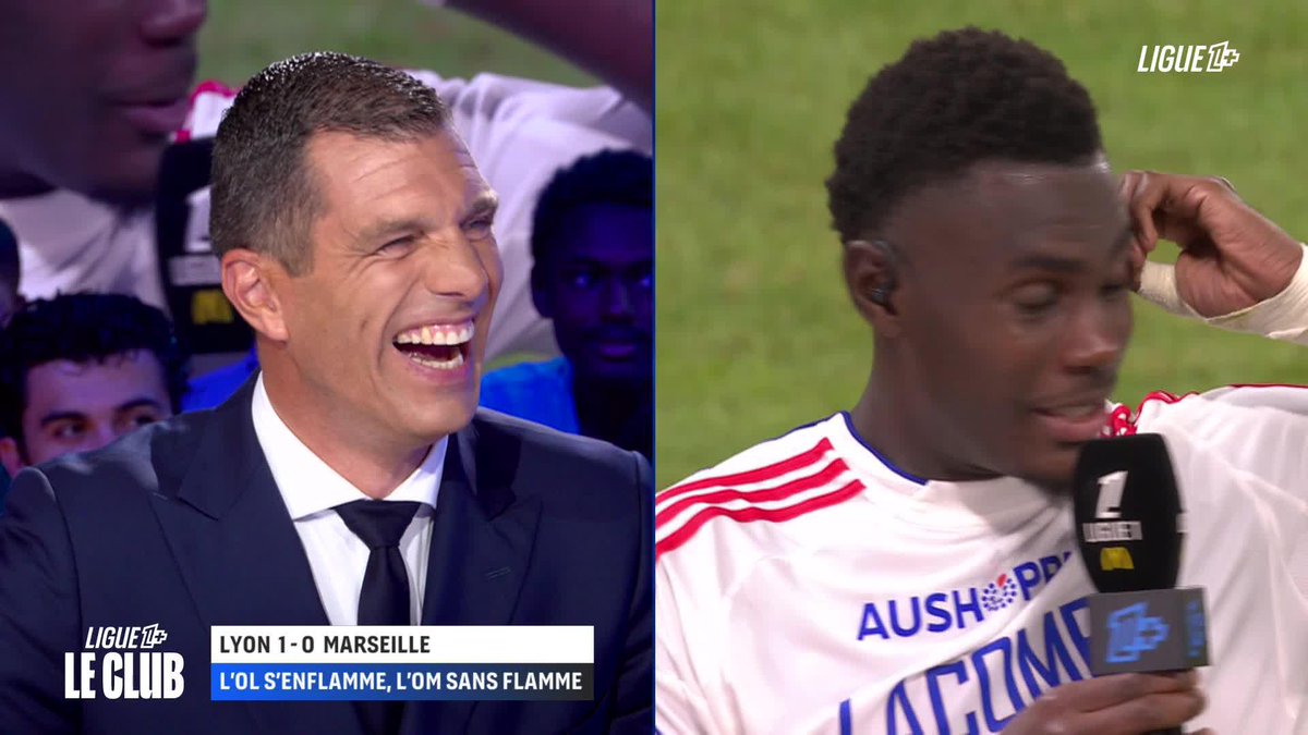 "Rémy, tu crois en moi !" L'échange très sympa entre Moussa Niakhaté et son ancien coach Rémy Vercoutre 😅 #OLOM