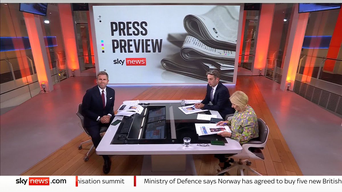 What's on Monday's front pages? 📰 Sky's Matt Barbet takes a first look at tomorrow's top stories with journalists Theo Usherwood and carolyn quinn. Live ➡️ 📺 Sky 501, Virgin 602 and YouTube