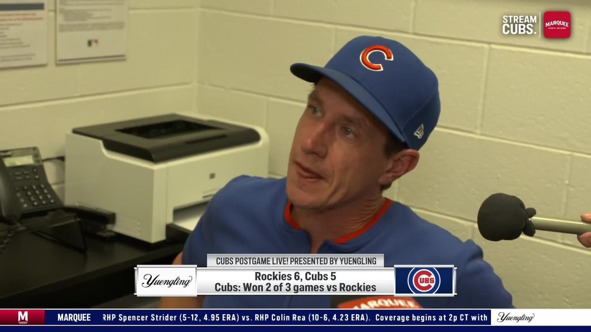 "It's a pretty big spot when the game's tied in the 9th inning." Craig Counsell on bringing in Daniel Palencia in the 9th inning.