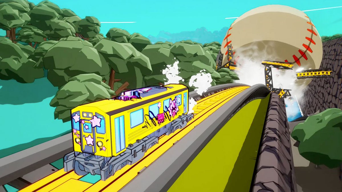 ICYMI: Meet the crew of Denshattack!, an upcoming game where you can flip, trick and grind your train -- yes, train -- in a fast-paced, off-the-rails ride through a colorful Japanese dystopia.