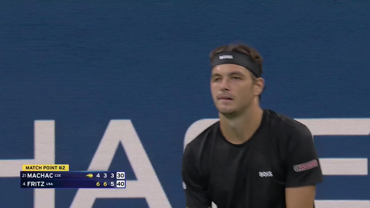 American No. 1 Taylor Fritz with a commanding straight-sets win over Machac!