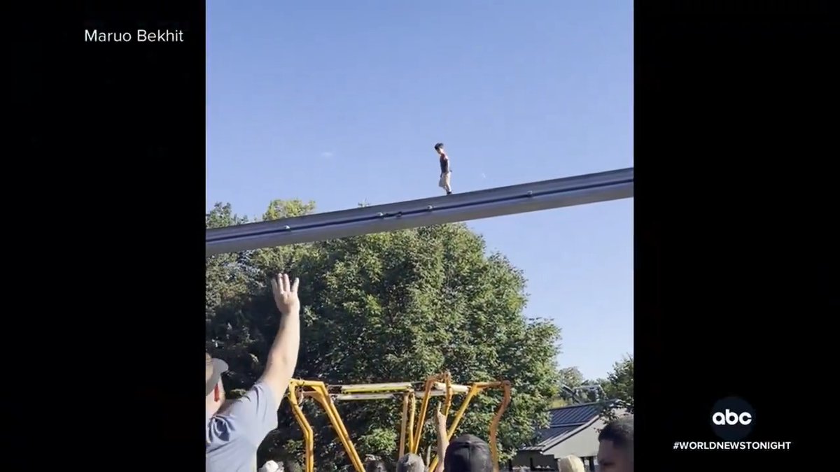 A terrifying video shows a young boy standing on the edge of a monorail track at Hershey Park. The boy was reported missing just after becoming separated from his parents. A bystander jumped into action and rescued the boy. Perry Russom reports.