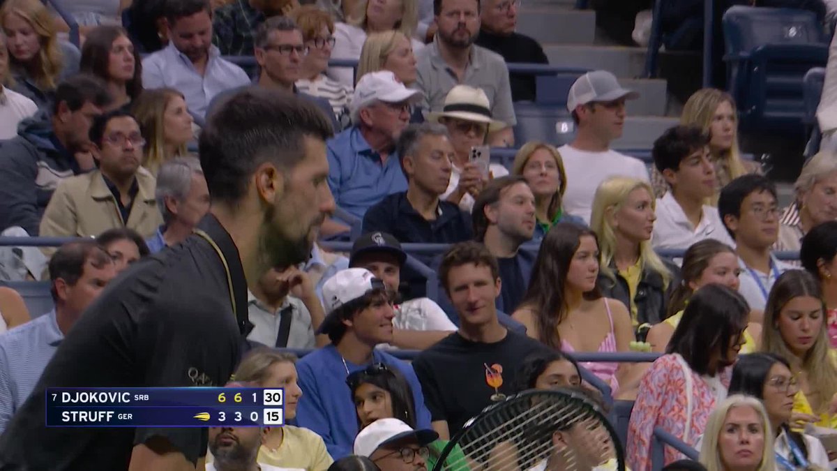 Novak Djokovic is playing tennis from another planet. 🔥