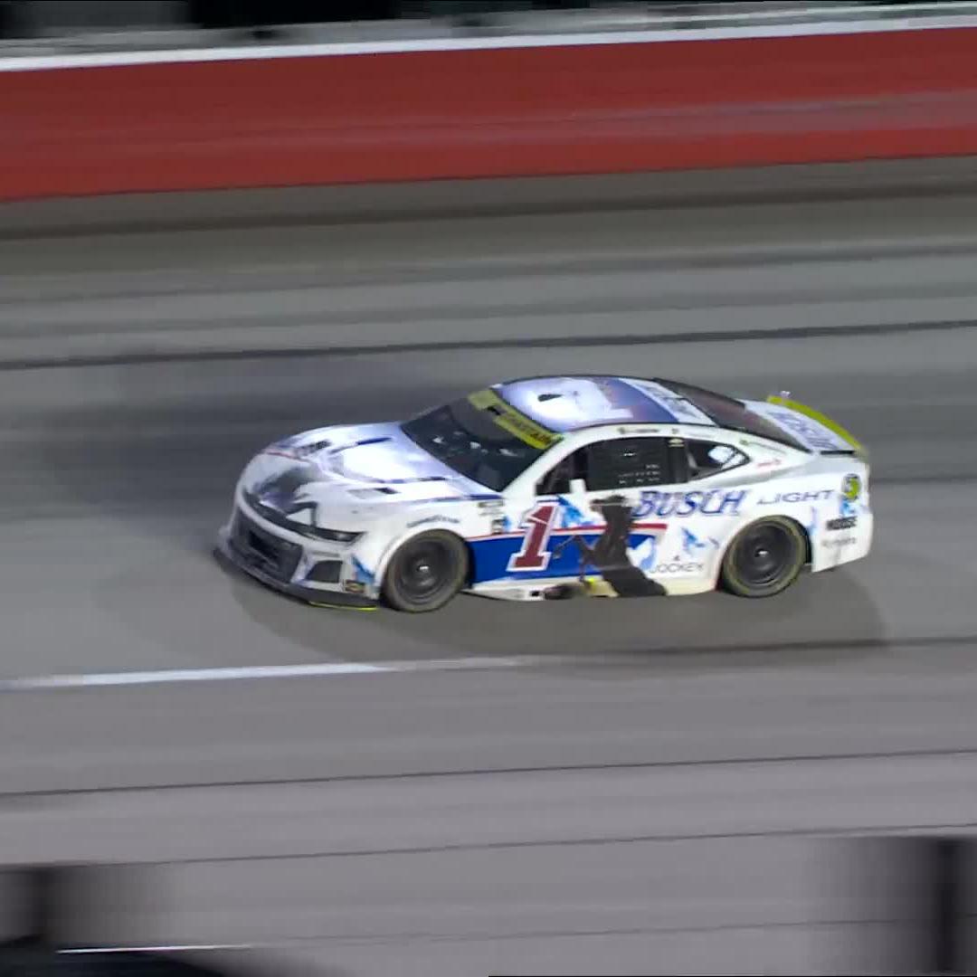 The No. 1 may not have enough fuel to make it till the end. Ross Chastain is in fuel-saving mode in the closing laps of the #Southern500.