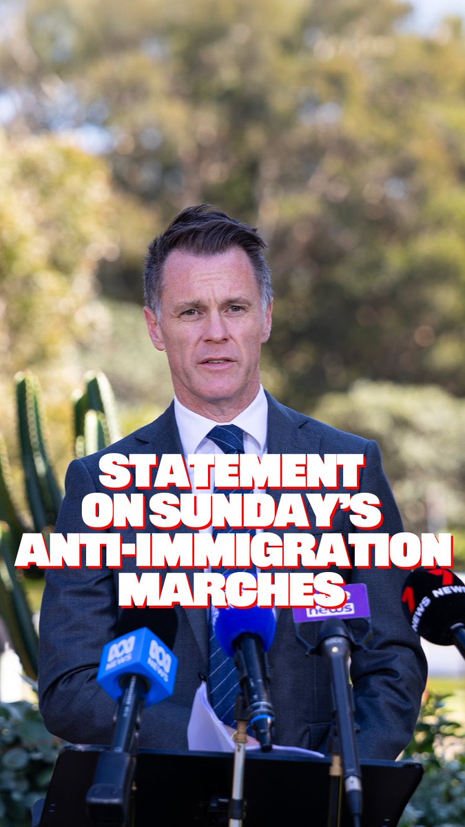 2025 Australia embraces multiculturalism and embraces people and cultures from right around the world. My statement on Sunday’s anti-immigration marches.