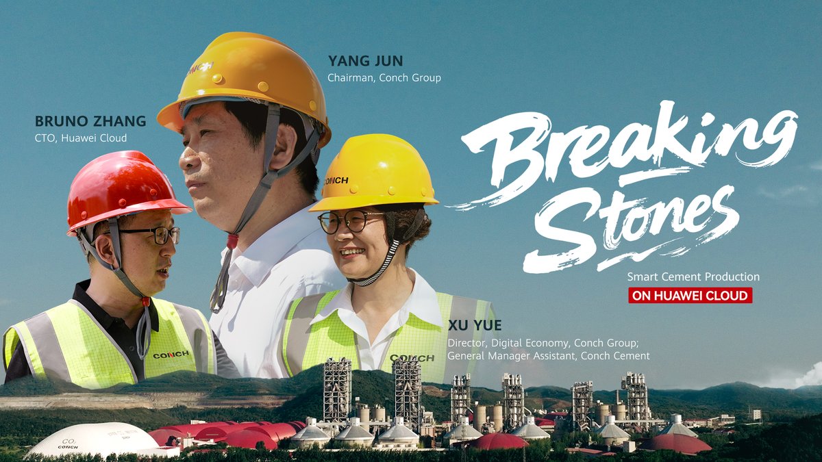 Three Gorges Dam. Oriental Pearl Tower. Burj Khalifa. These mega-structures cemented their legacies with Conch Cement. Now, Conch and Huawei Cloud are making cement smarter, with the first AI solution for the industry built on the Pangu prediction model. Watch to learn more.