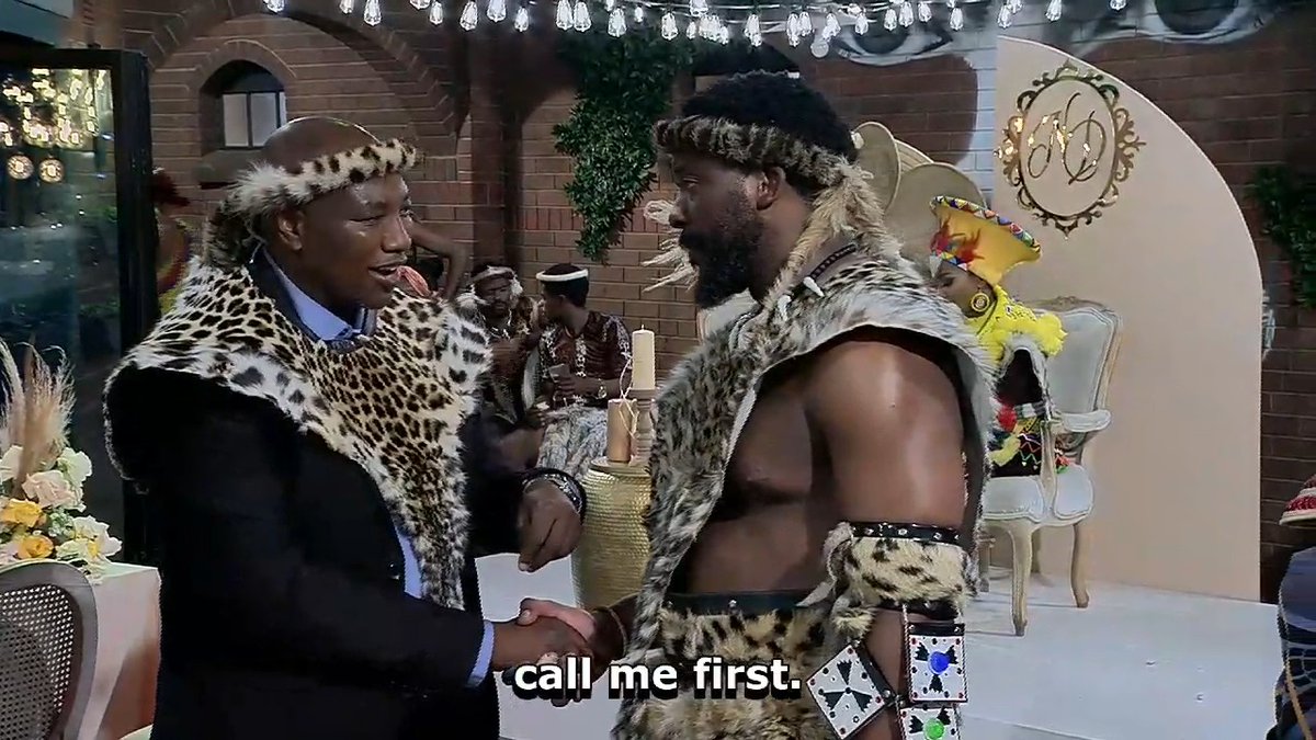 Mseleku says Nhloso should call him first when he decides taking the next wife for Isthembu.🙆🏽♀️ uDintle, uyazi ukuthi indlela oyithole ngayo indoda, is the same way he will be taken? #etvScandal