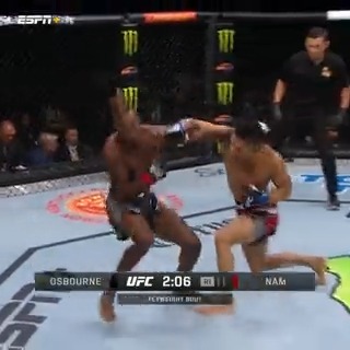Yo UFC this is what Tyson Nam did to the guy who took Steve Erceg (Recent Title Challenger) to a competitive decision. He has 3 UFC wins &amp; he has been killing it outside the UFC with 4 straight KO wins RE-SIGN TYSON NAM ✍️🏼