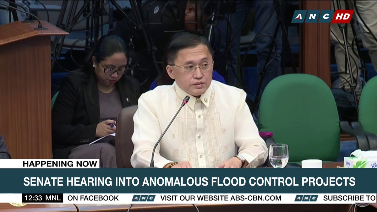 "Hindi po nakakalapit sa akin ang pamilya ko para humingi ng pabor sa kontrata ng gobyerno." Sen. Bong Go clarifies he has "nothing to do" with his family’s business linked to a flood control project.