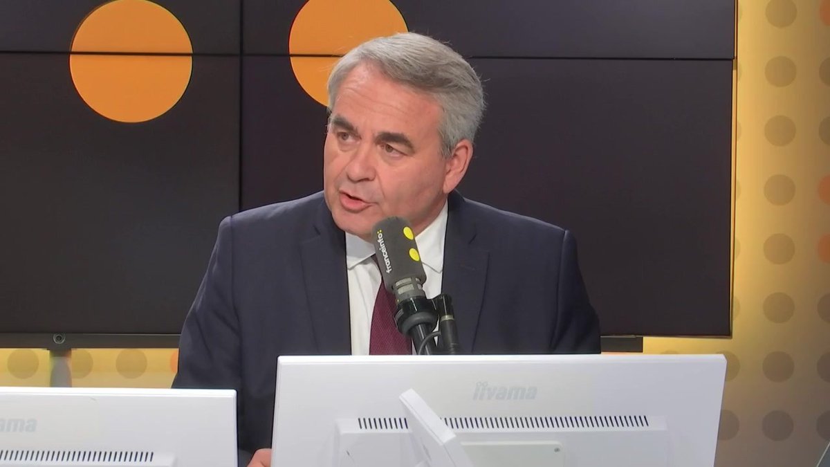 🔴 Vote de confiance à François Bayrou ➡️ "Si le plan reste en l'état, je ne voterai pas la confiance", détaille Xavier Bertrand président Les Républicains de la région Hauts-de-France.