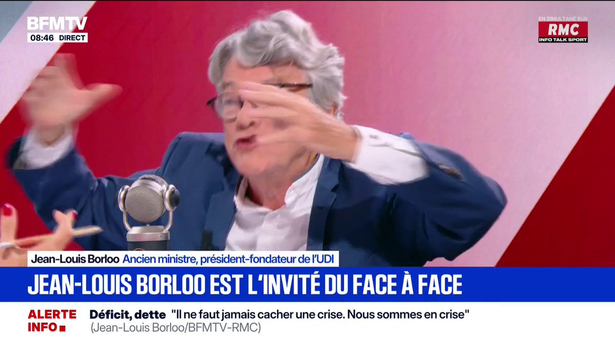 "On n'a pas un problème de gouvernement mais un problème de gouvernance de la nation", estime Jean-Louis Borloo, ancien ministre et président-fondateur de l'UDI