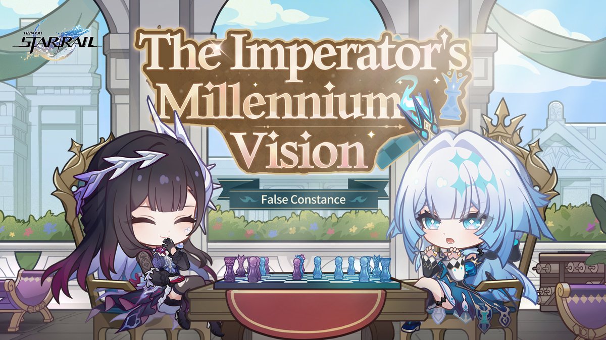 Honkai: Star Rail False Constance | Imperator's Millennium Vision Watch Now: The 33,550,336th Eternal Recurrence Light Calendar 3928, the 18th year since the Imperator seized absolute power over Okhema... Oh, don't get me wrong. Nothing important or worthy of historical record happened that year. This simply recounts a casual chat in the council chamber on an ordinary afternoon... #HonkaiStarRail #StarRail #Cerydra