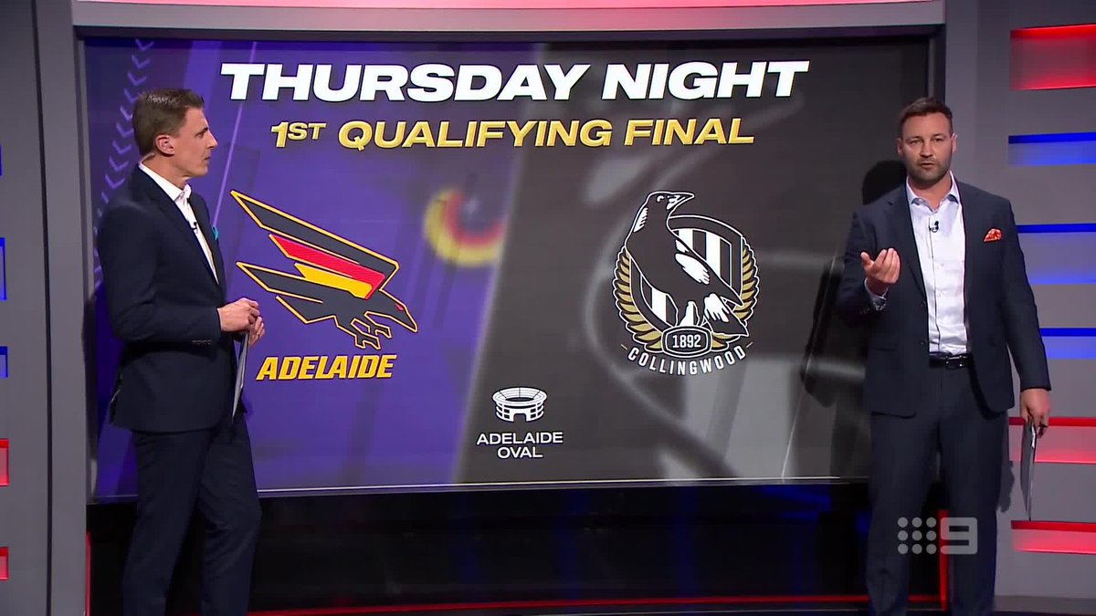 "Their defence is unbelievable, the Adelaide Crows." Lloydy and Jimmy break down the blockbuster Crows-Pies QF in the finals spotlight 🔦 #9FootyClassified | Watch on Nine &amp; 9Now 🖥️