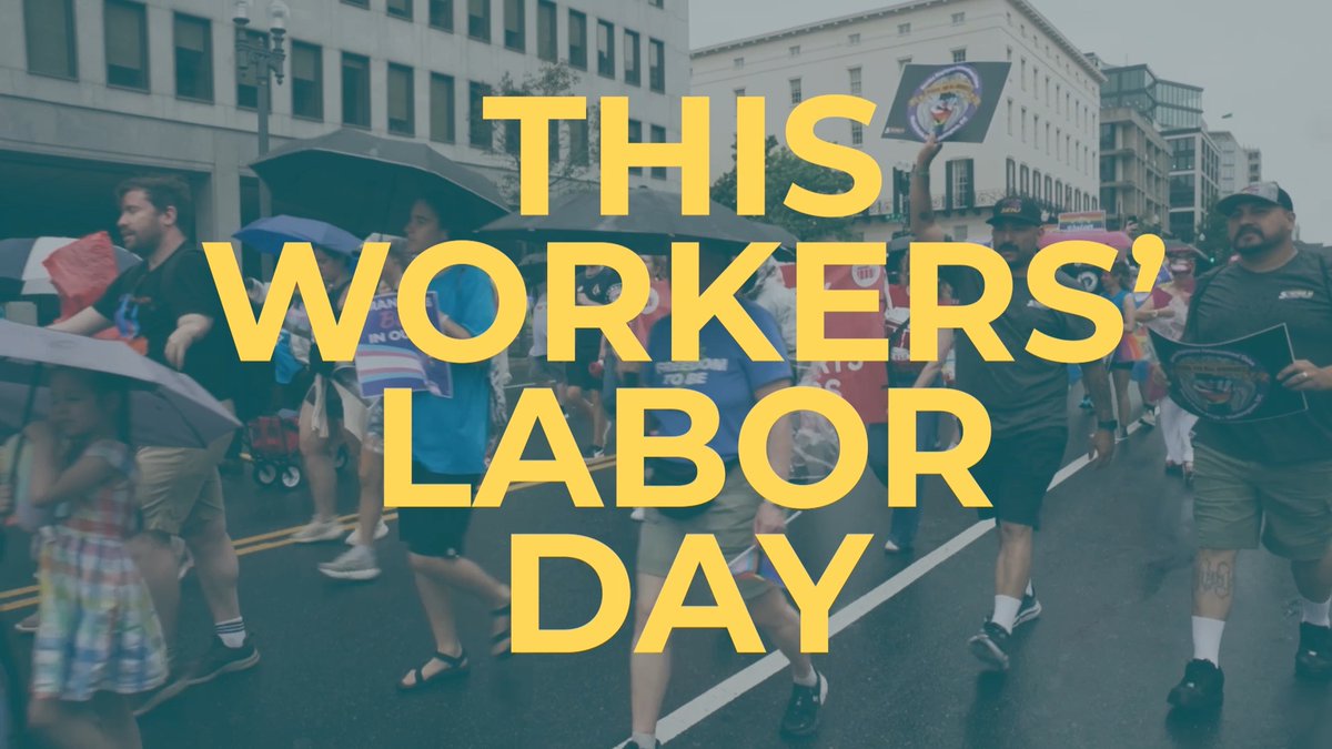 Happy Workers’ Labor Day from America’s unions! Today, we celebrate the workers who make America run and make our labor movement unstoppable. We’ll keep fighting so ALL working people get the freedom, fairness and security they need and deserve. Join us: