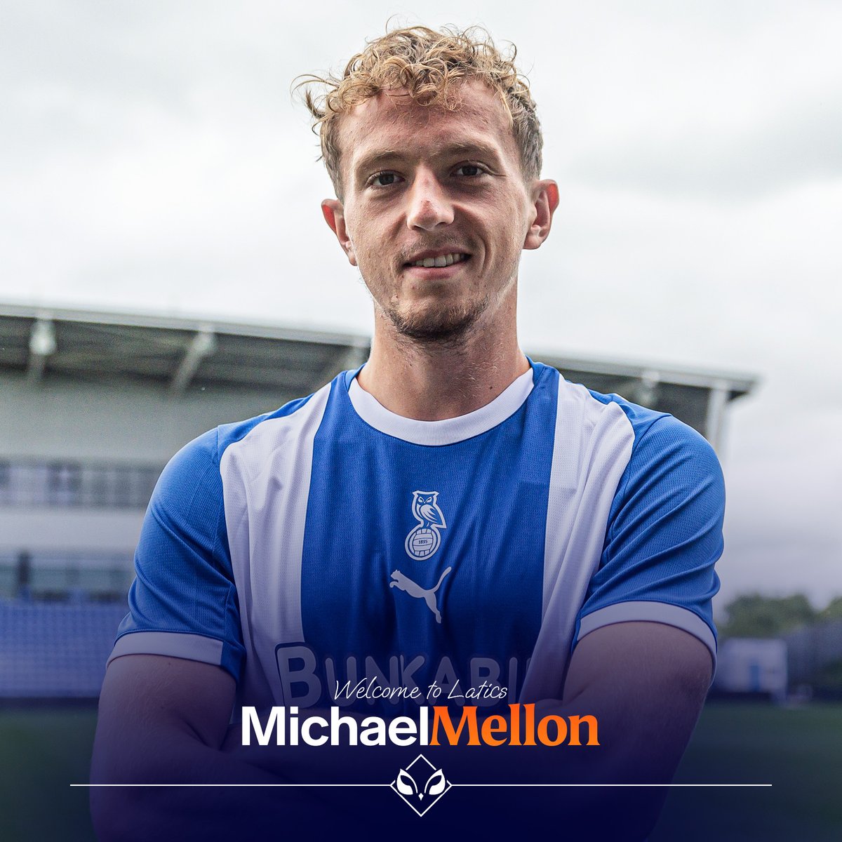 🔵 Michael Mellon is a BLUE. #oafc