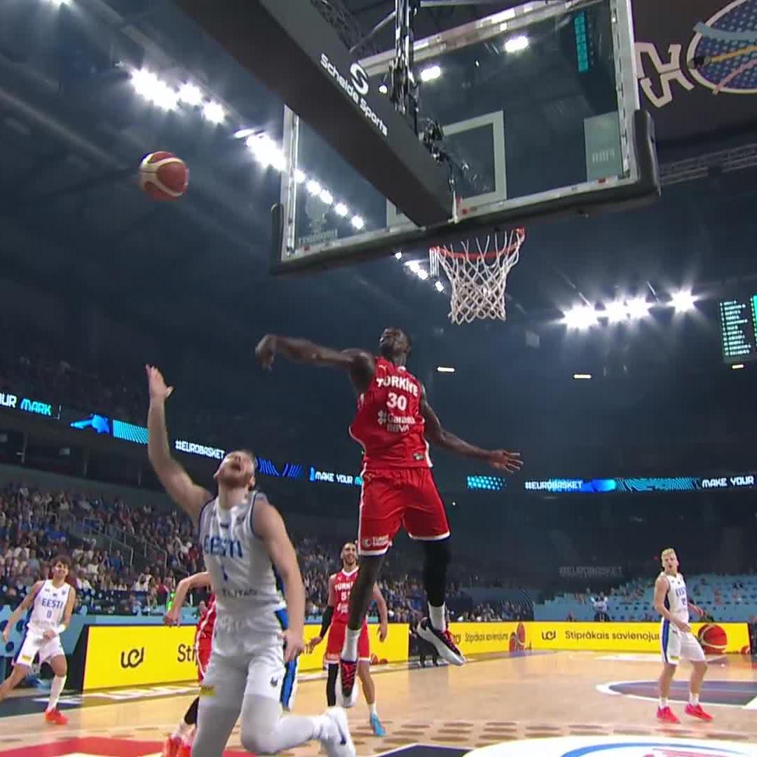 ADEM BONA IS JUST UNFAIR 😭 #EuroBasket x TBF
