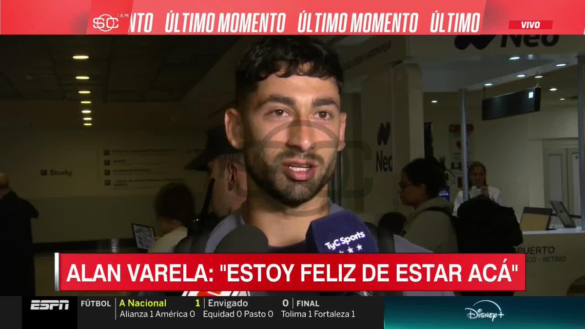 #ExBoca | ALAN VARELA, jugador de SELECCIÓN ARGENTINA: "Estoy muy feliz de estar con la Selección Argentina. Es un sueño para mí. Va a ser algo inolvidable". Voy a disfrutar al máximo este momento y dar lo mejor de mí".