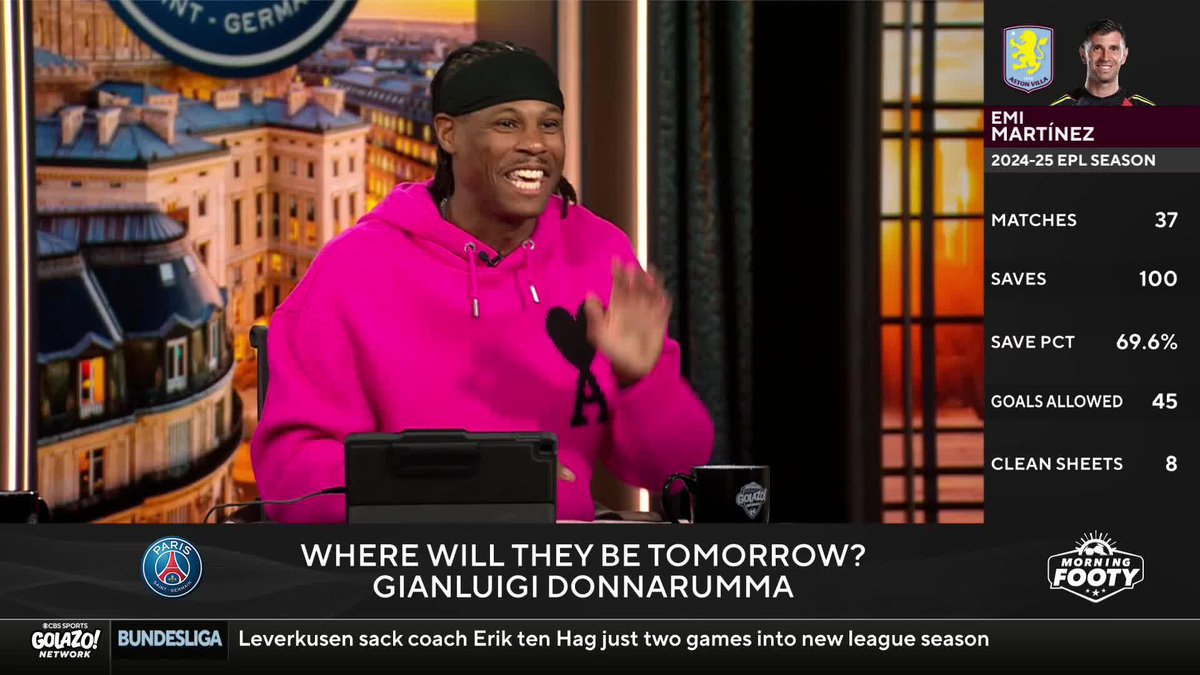 "If he does start, I think after 5 games, he is back on the bench..." 😮 Aly Trost Martin 🏧, Jaydee Dyer 💎👑, Aaron West, and Christine Cupo discuss if Gianluigi Donnarumma will start for Man City? 🧤