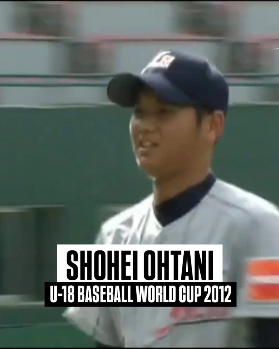 🇯🇵 Arguably one of the most relevant U-18 Baseball World Cup alumnus ever, check out Shohei Ohtani performing during the 2012 edition! #BaseballWorldCupU18 #高校野球 #Okinawa