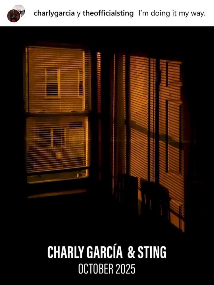 "Charly García": Porque anunció una colaboración con Sting para octubre