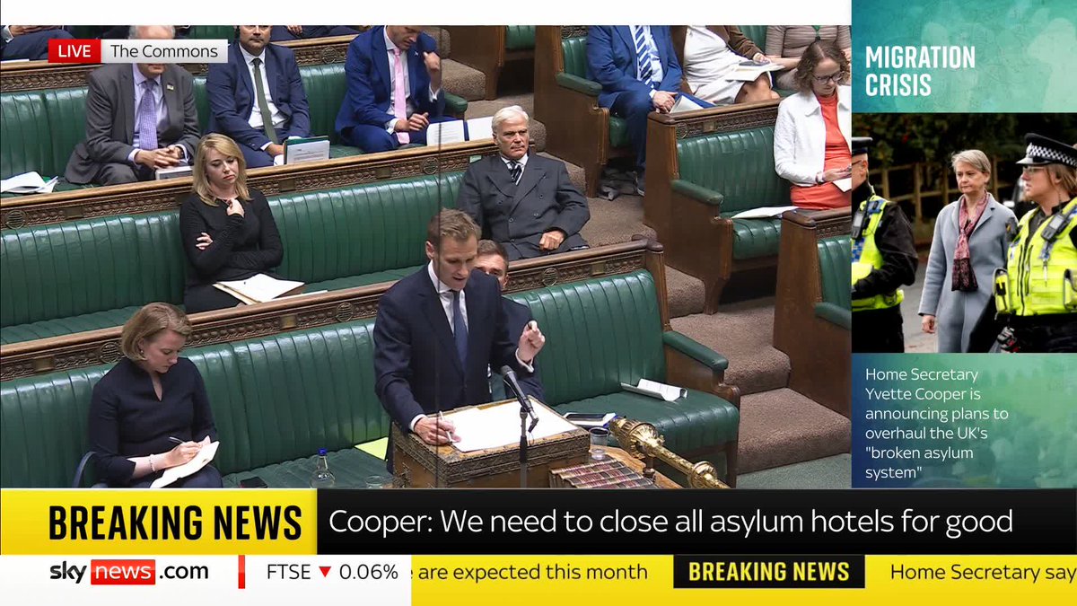 "Those statements are a disgrace." Shadow Home Secretary Chris Philp says the number of asylum hotels has risen since the general election in 2024, after claiming 200 were closed down in the nine months before. 📺 Sky 501, Virgin 602, Freeview 233