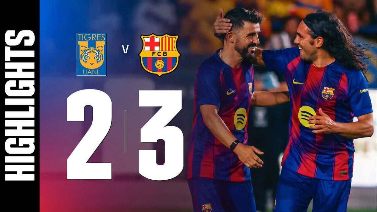 Tigres Leyendas 2⃣-3⃣ Barça Legends