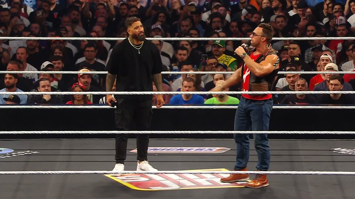 "Who spoiled that? You did." LA Knight believes Jey Uso has a big part in everything that went down at Clash in Paris... 👀