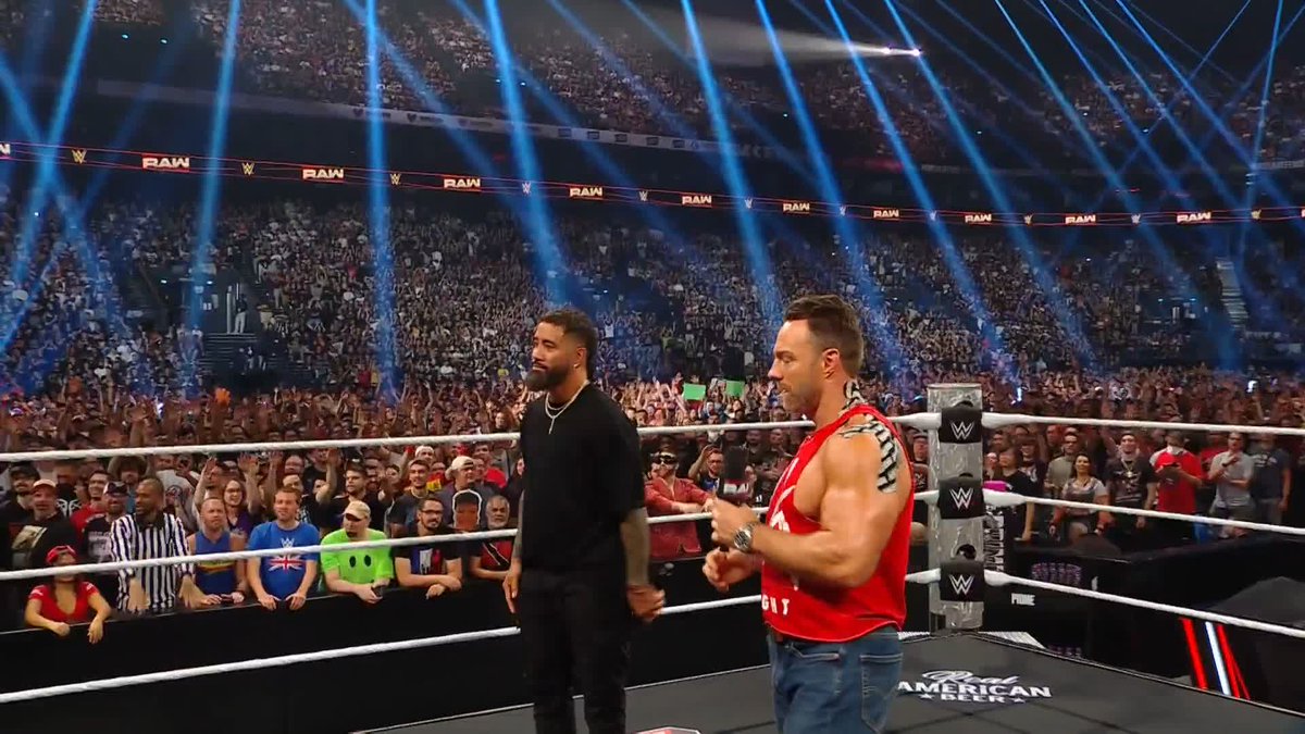 YEET! YEAH! Looks like Jey Uso and LA Knight have one thing in mind before leaving Paris: End The Vision. 😤