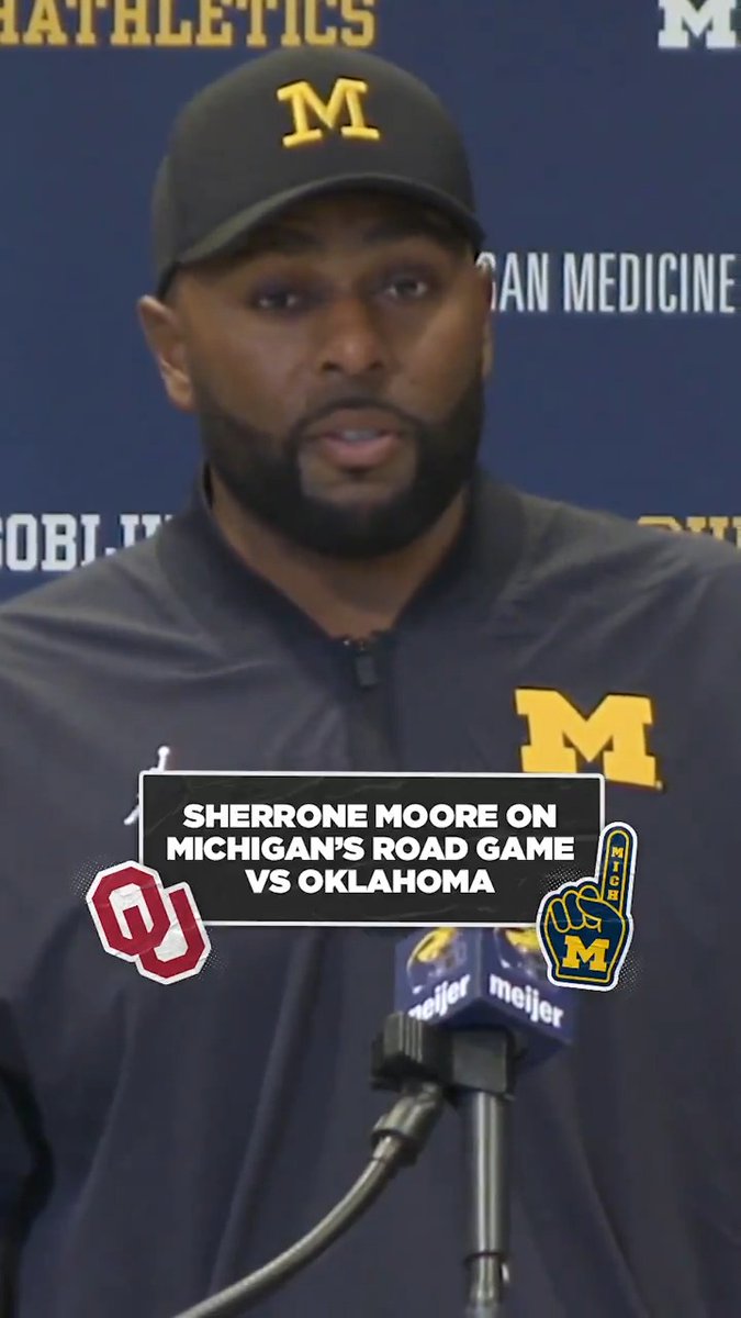 Sherrone Moore has a lot of ties to Oklahoma, but this weekend's matchup against the Sooners isn't about him-it's about his players ⬇️