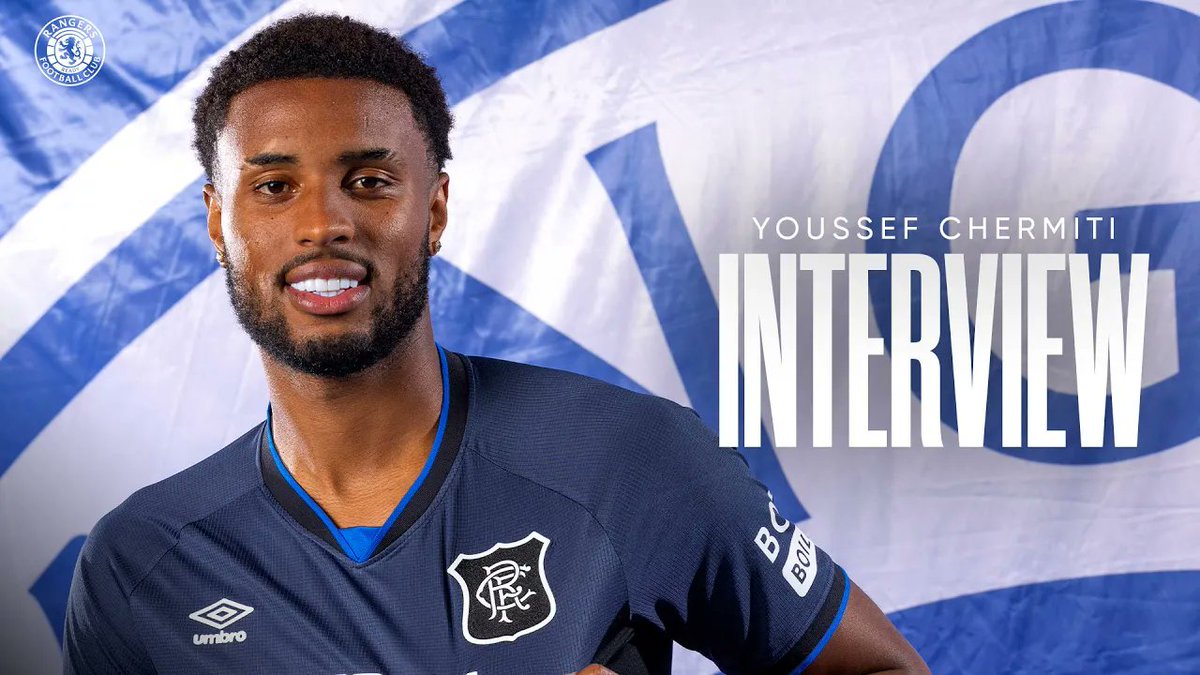 🎙️ Youssef Chermiti sat down with RangersTV after signing on a four-year deal from Everton.