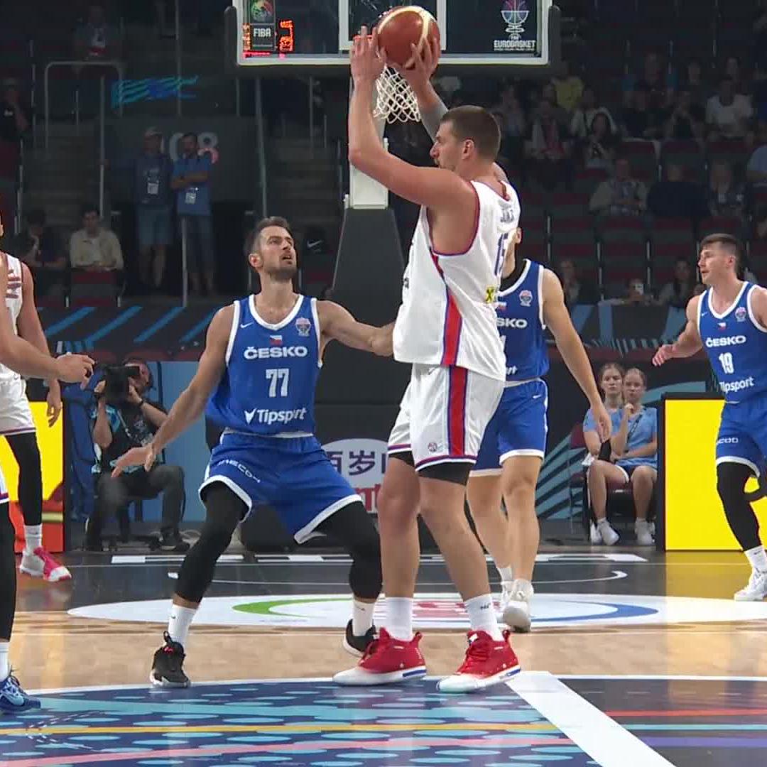 Nikola Jokic vision is a JOKE. #EuroBasket x Košarkaški savez SRB 🇷🇸