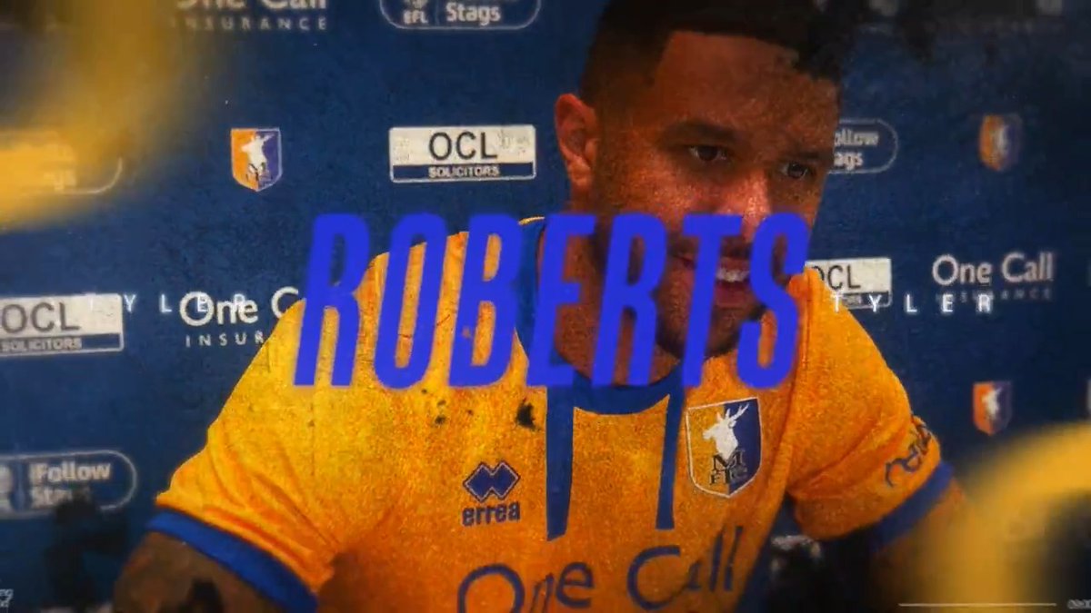 Tyler Roberts completes our summer business ✨ #Stags 🟡🔵