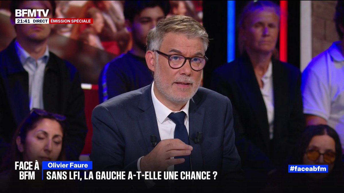 Dissolution de l'Assemblée nationale : "Je ne veux pas que la France bascule à l'extrême droite", indique Olivier Faure (PS) #FACEABFM