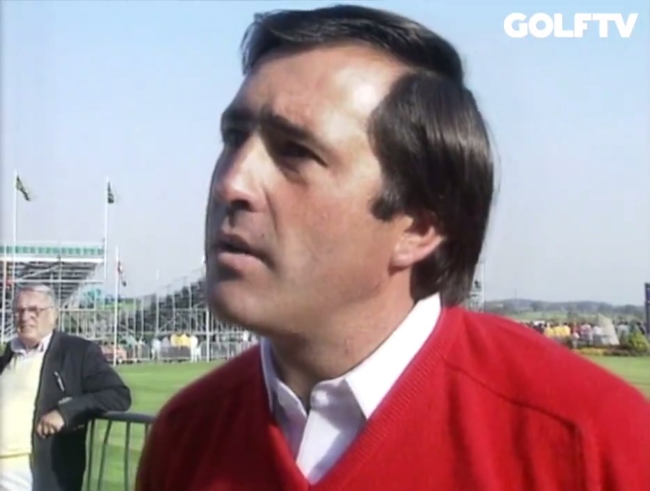 This interview from Seve at the ‘89 Ryder Cup is a classic. Reporter: “So what do you think of the American players saying they’ve come here to ‘kick some Butt’?” Seve: “Naaa, they cannot kick anything.” The ultimate trash talker. Legend 👊🇪🇺