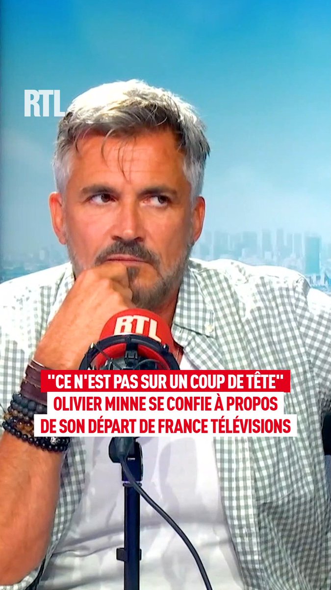 "Ce n'est pas sur un coup de tête" : Olivier Minne se confie à propos de son départ de France Télévisions Olivier MINNE était l'invité d'Eric Dussart, Jade et Eva Kruyver dans "On Refait la télé" sur #RTL