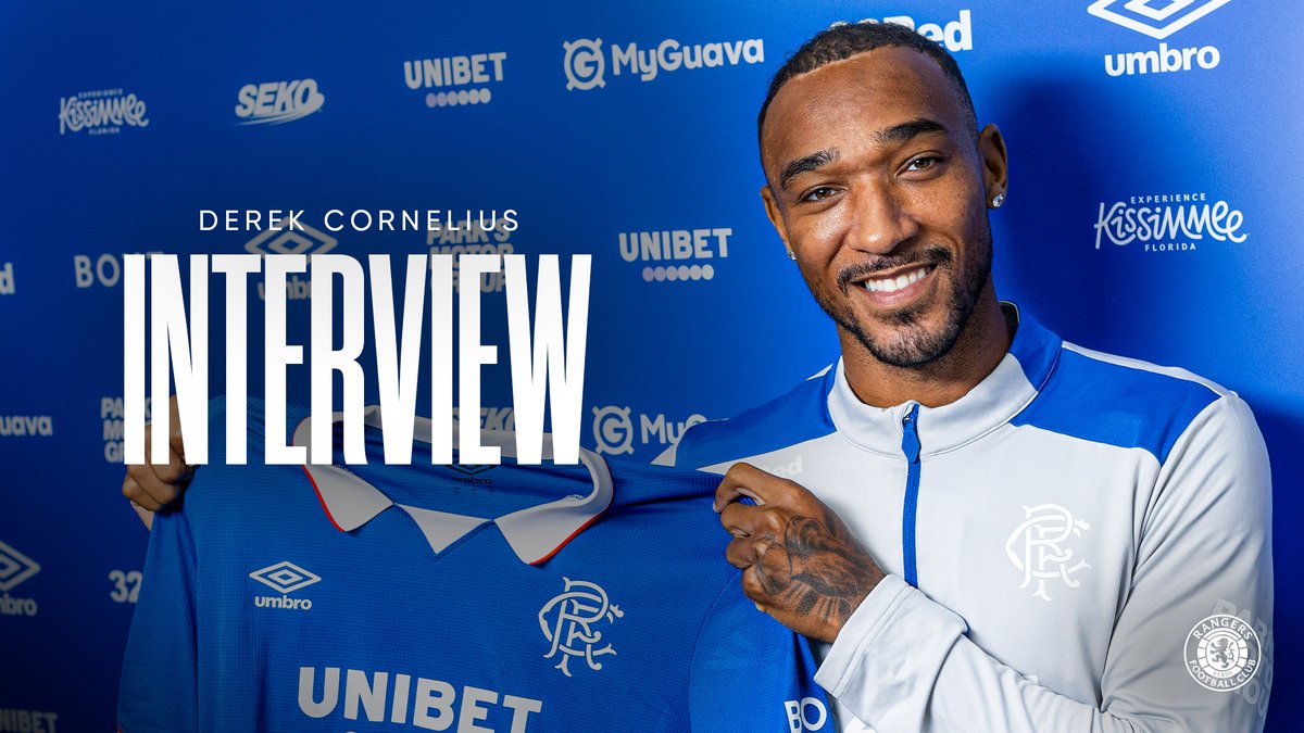 🎙️ Derek Cornelius sat down with RangersTV after signing on a season-long loan deal from Marseille