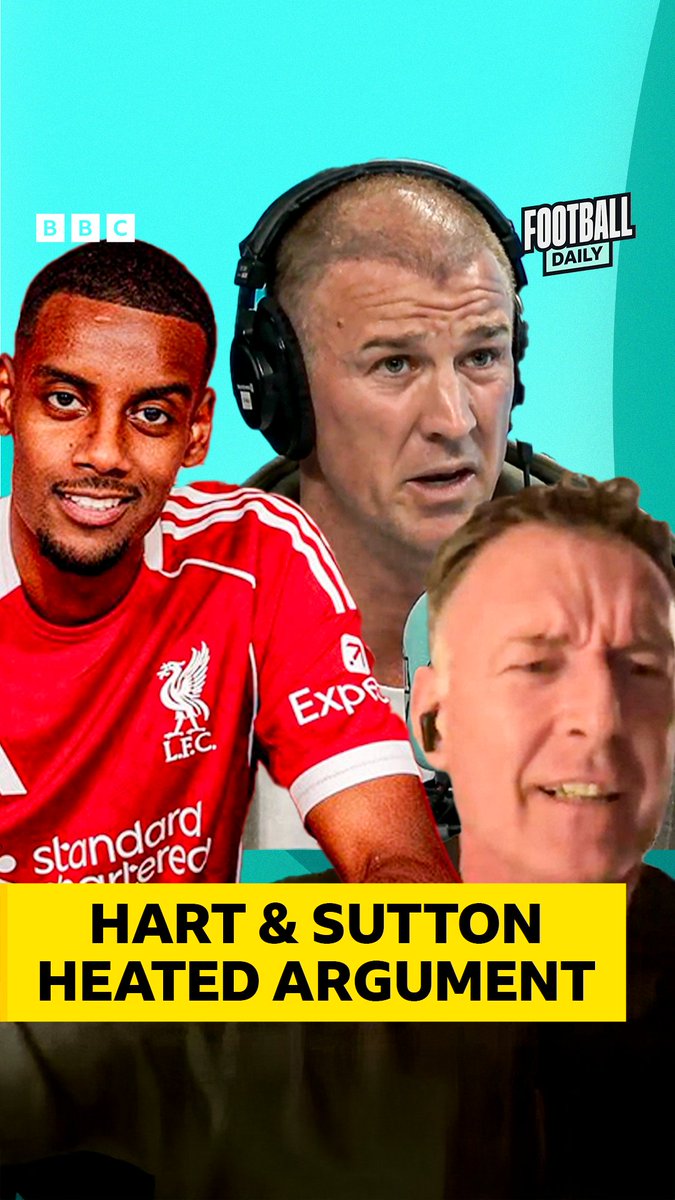 🔥🥊 THINGS GET HEATED! 😡 Chris Sutton v Joe Hart on Alexander Isak’s £125m Liverpool move #BBCFootball #LFC #Isak