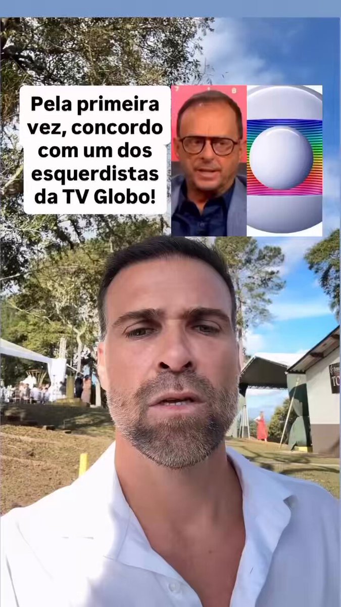 PELA PRIMEIRA VEZ, CONCORDO COM UM DOS ESQUERDISTAS DA GLOBO NEWS! ELE DISSE QUE TODO BOLSONARISTA É RADICAL… SOU RADICAL MESMO! RADICALMENTE CONTRA UMA IMPRENSA DE VAGABUNDOS, RADICALMENTE CONTRA POLÍTICOS CORRUPTOS, RADICALMENTE CONTRA ARTISTAS VAGABUNDOS QUE DEFENDEM UMA ESQUERDA NOCIVA PRO POVO E RADICALMENTE CONTRA A GLOBO E SEU JORNALISMO MENTIROSO!