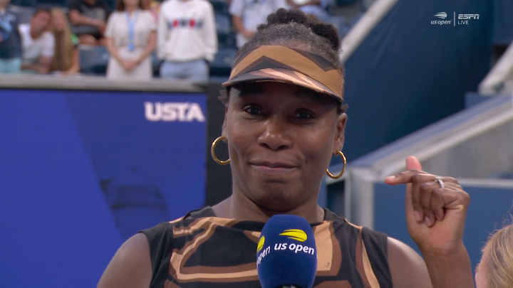 "My message is: Serena, you need to show up." Venus Williams wants her sister in attendance for the next round as she advances with her doubles partner Leylah Fernandez at the US Open 😂